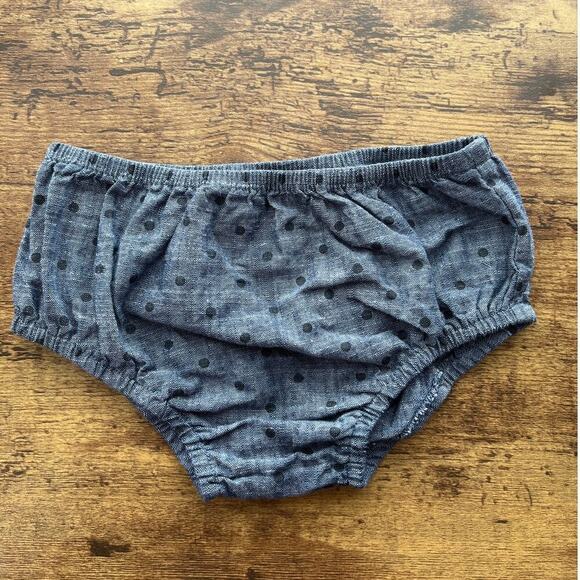 Kate Spade 12Months Baby Girl Blue Polk Dots Dress Summer Wear - Picture 7 of 8